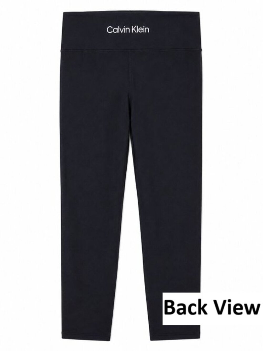 Calvin Klein Performance Women's M High Rise Leggings Black 23% Elastane